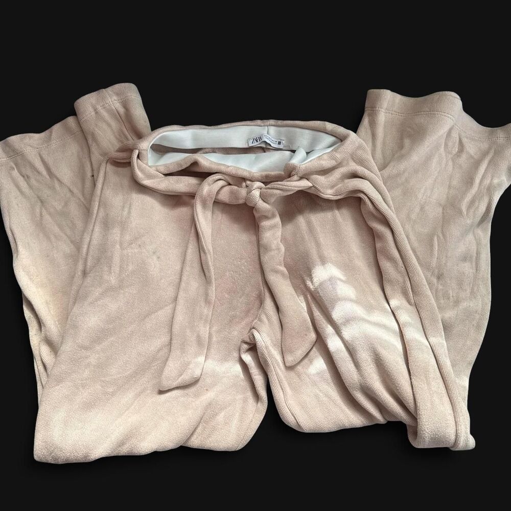 Zara Women's Tan and Pink Joggers-tracksuits